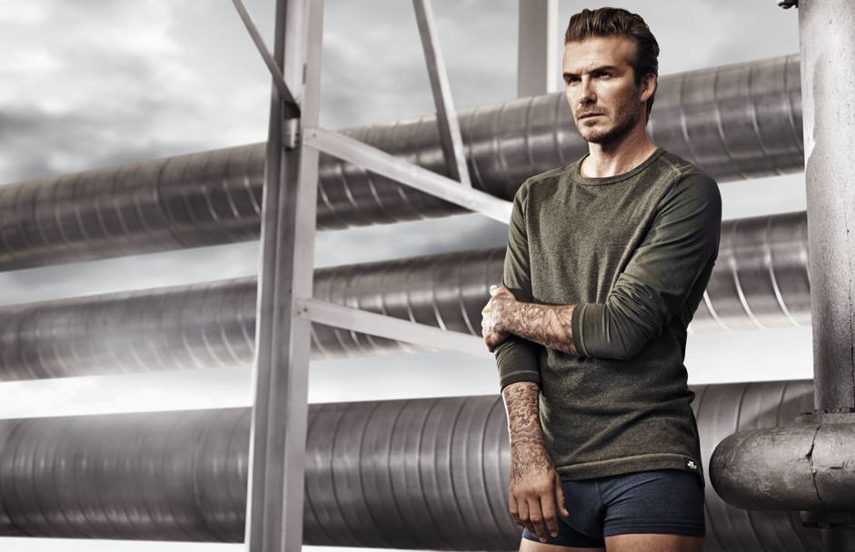 David Beckham testimonial della nuova campagna underwear di H&M (Olycom)